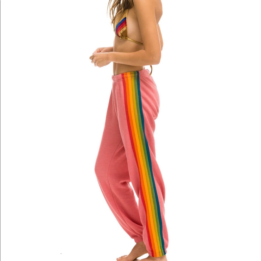 Aviator Nation 6 stripe sweatpants